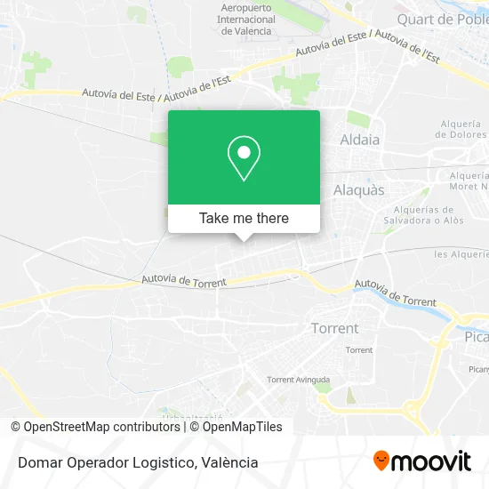 Domar Operador Logistico map