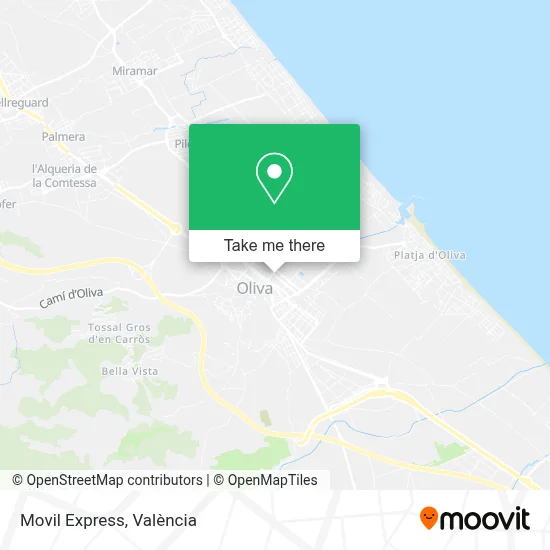 Movil Express map