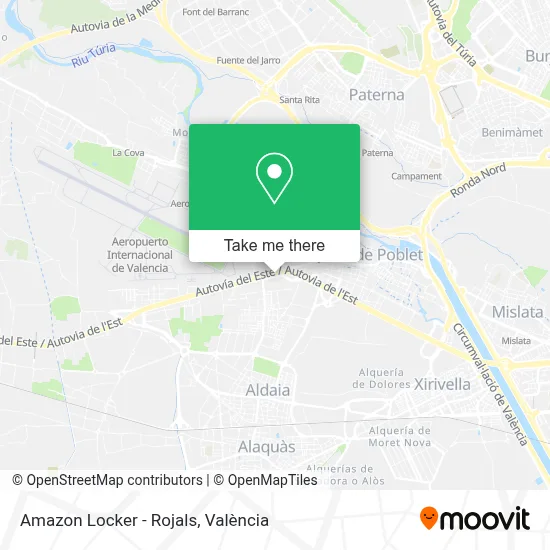 Amazon Locker - Rojals map