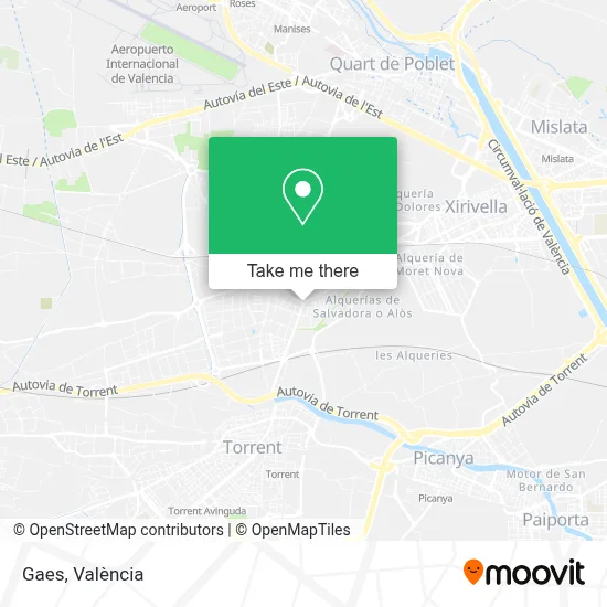 Gaes map