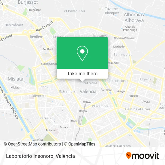 Laboratorio Insonoro map
