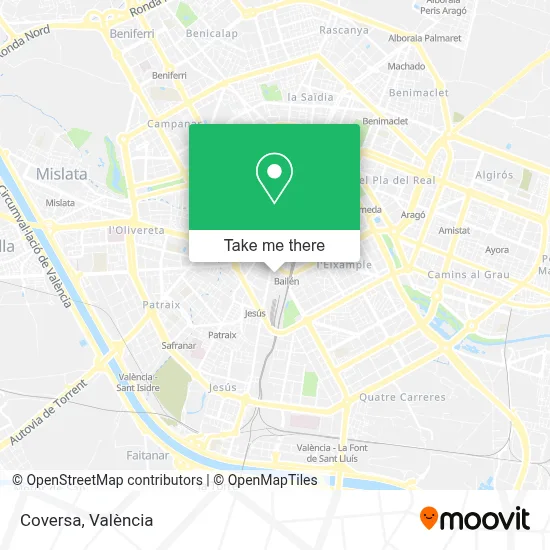 Coversa map