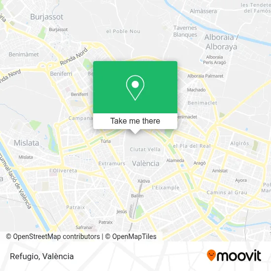 Refugio map