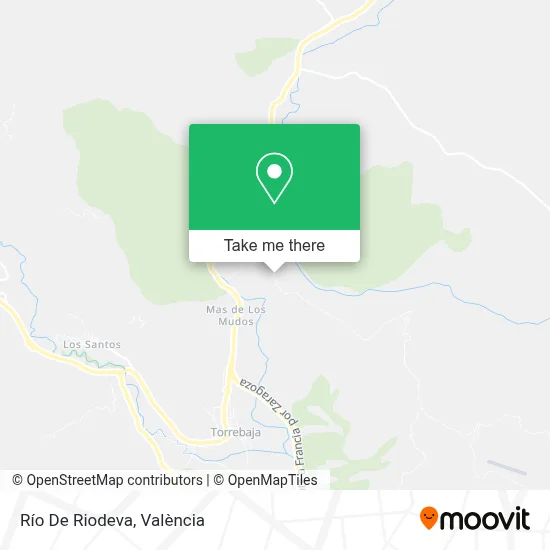 Río De Riodeva map