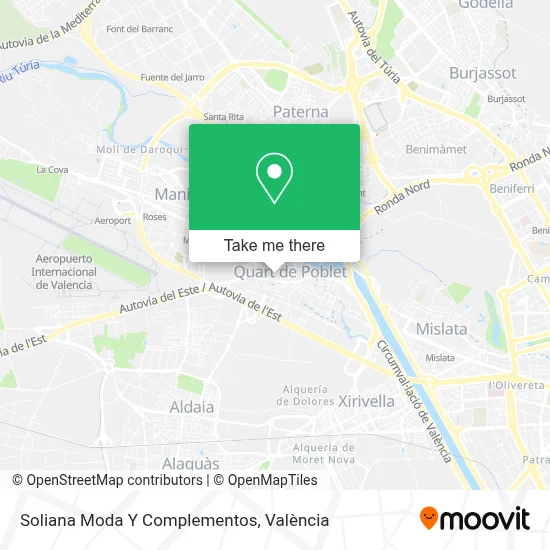 Soliana Moda Y Complementos map