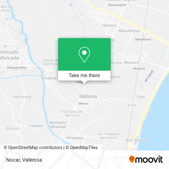 Nocar map