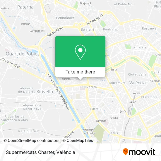 Supermercats Charter map