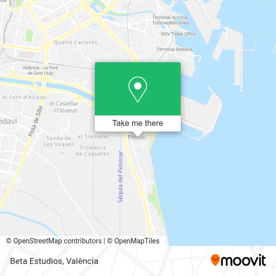 Beta Estudios map