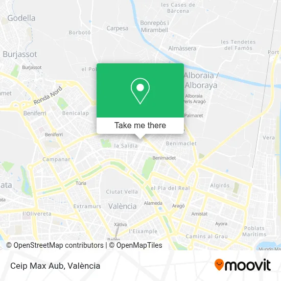 Ceip Max Aub map