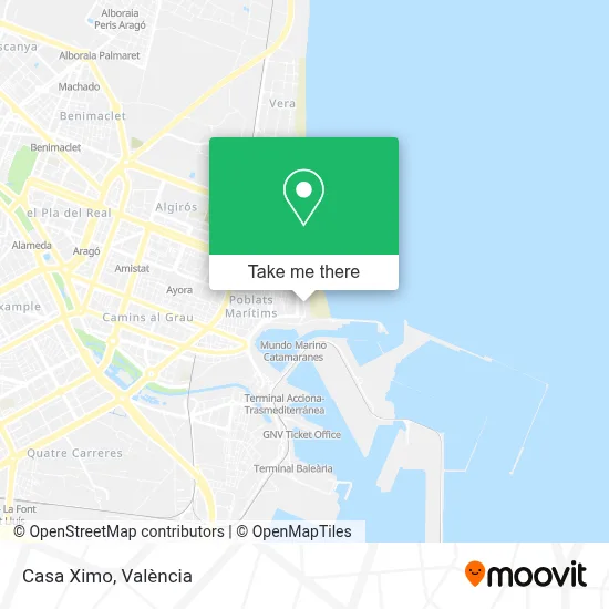 Casa Ximo map