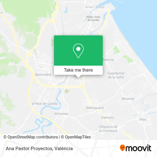 Ana Pastor Proyectos map