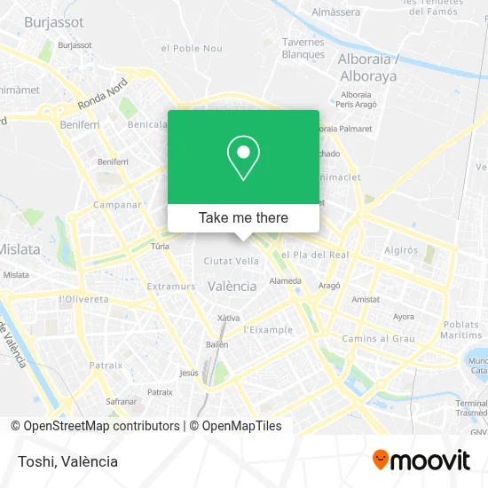 Toshi map