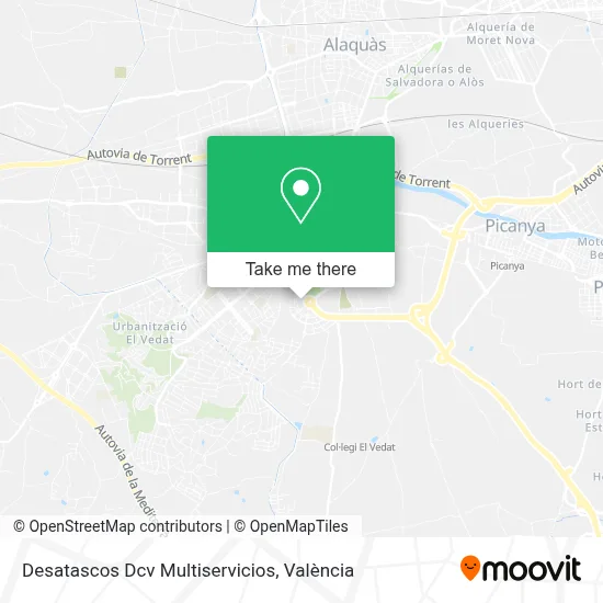 Desatascos Dcv Multiservicios map