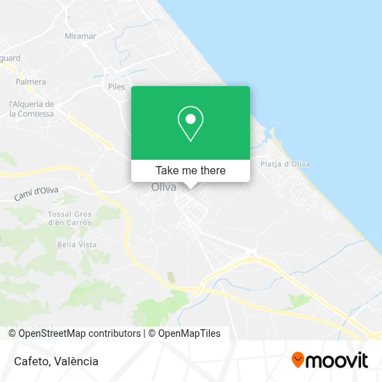 Cafeto map