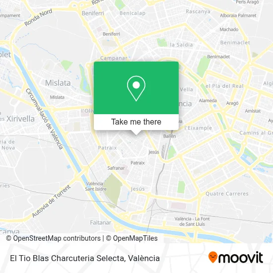 El Tio Blas Charcuteria Selecta map