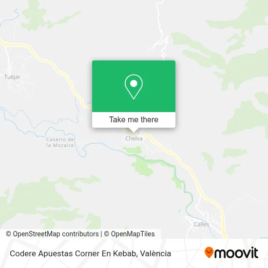 Codere Apuestas Corner En Kebab map