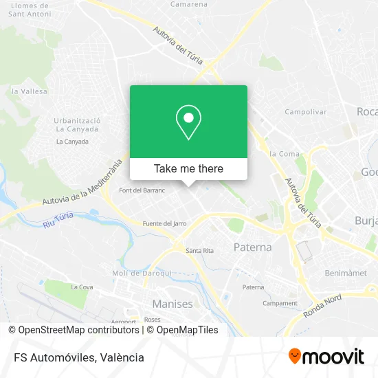FS Automóviles map