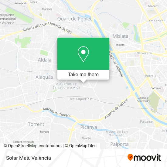 Solar Mas map