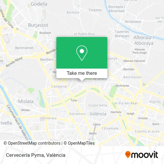 Cervecería Pyma map