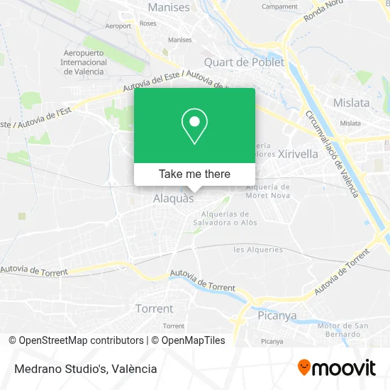 Medrano Studio's map