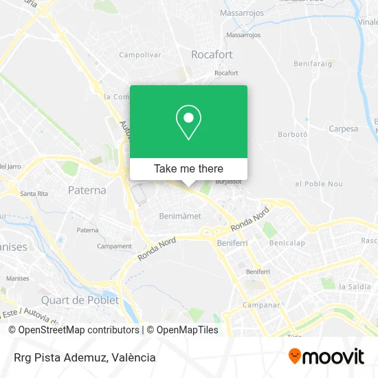 Rrg Pista Ademuz map