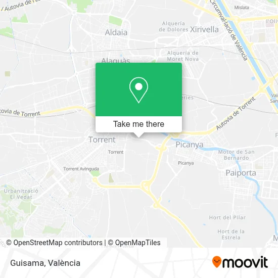 Guisama map
