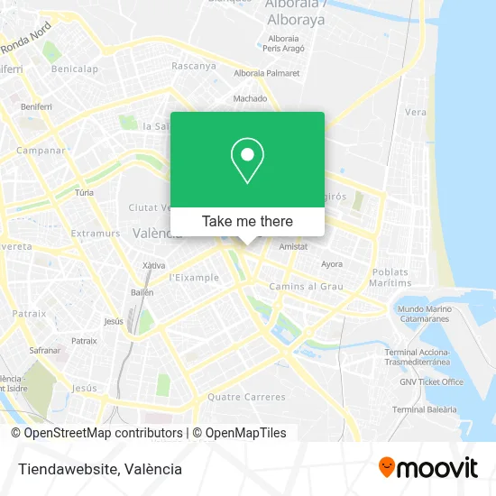 Tiendawebsite map