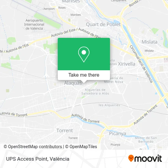 mapa Ups Access Point