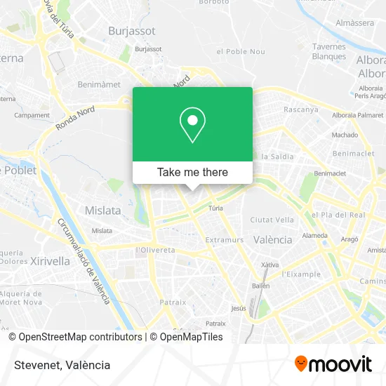 Stevenet map