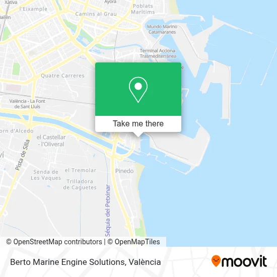 Berto Marine Engine Solutions map