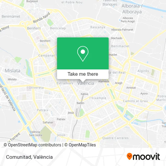 Comunitad map