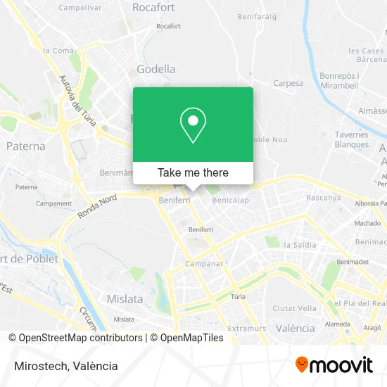 Mirostech map