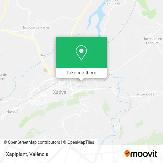 Xapiplant map