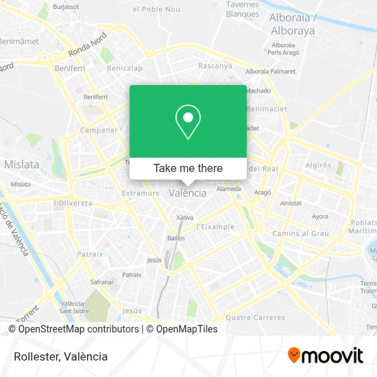 Rollester map