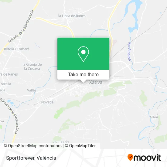 Sportforever map