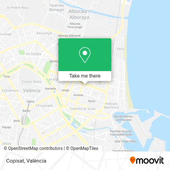 Copisat map