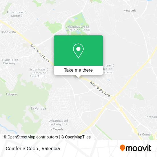 Coinfer S.Coop. map