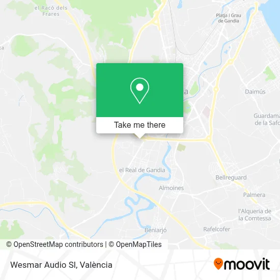 Wesmar Audio Sl map
