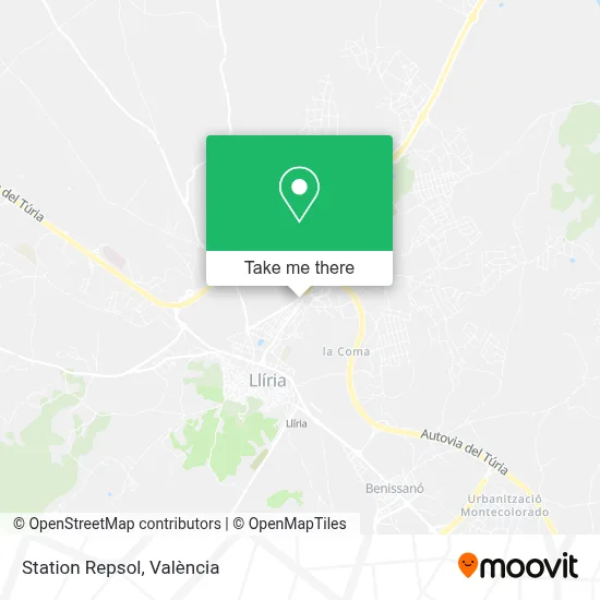 Station Repsol map