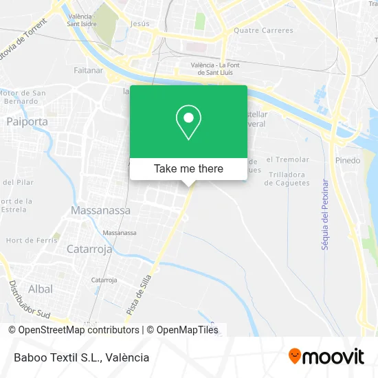 Baboo Textil S.L. map