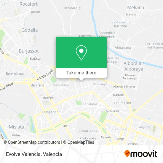 Evolve Valencia map