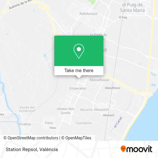 Station Repsol map