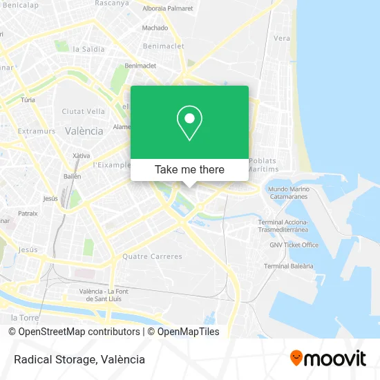 Radical Storage map