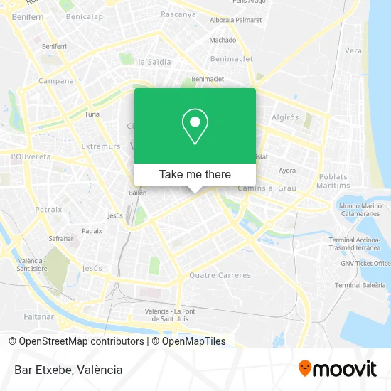 Bar Etxebe map