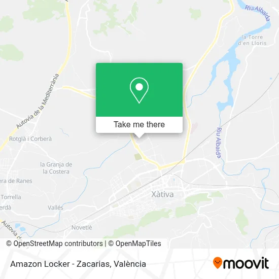 Amazon Locker - Zacarias map
