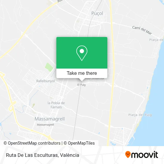 Ruta De Las Esculturas map