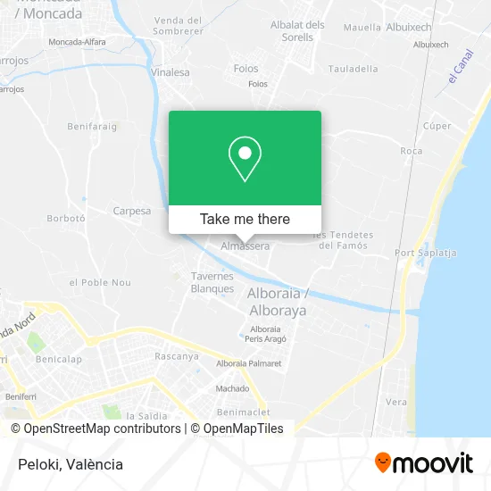 Peloki map