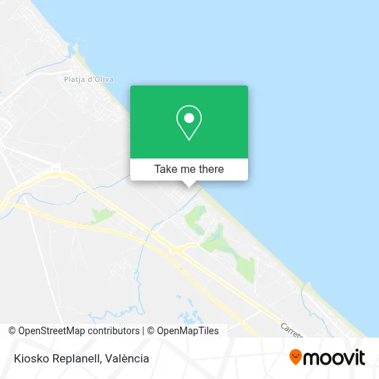 Kiosko Replanell map