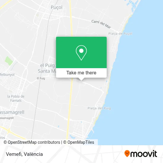 Vemefi map