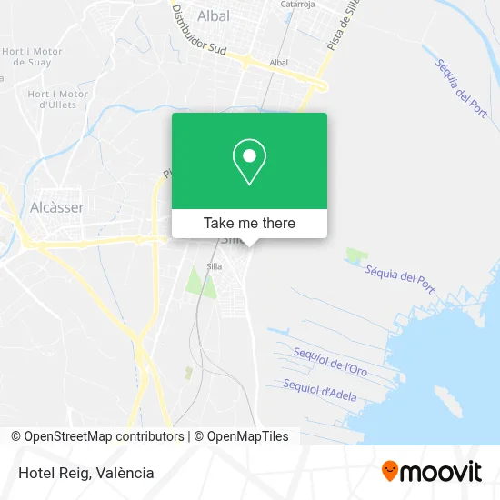 Hotel Reig map
